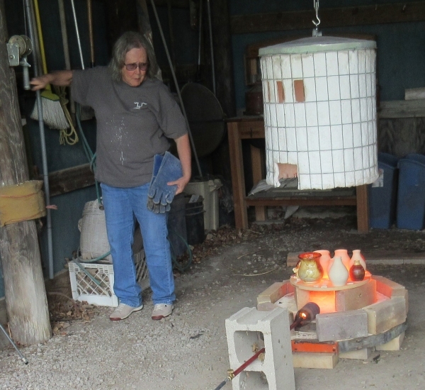 Sherri Hanna Raku Firing